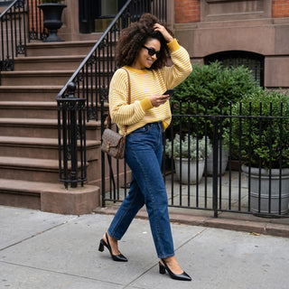 Audrey Pointed-Toe Slingback Pumps
