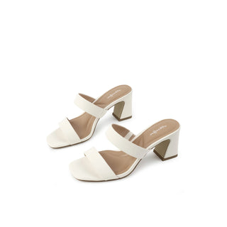 Tessa Two-Strap Block-Heel Sandals