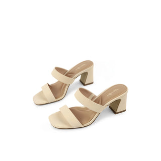 Tessa Two-Strap Block-Heel Sandals