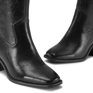 Blair Square-Toe Knee-High Boots
