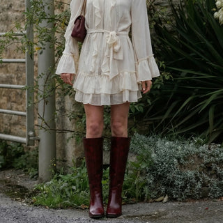 Blair Square-Toe Knee-High Boots