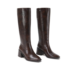 Blair Square-Toe Knee-High Boots