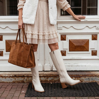 Blair Square-Toe Knee-High Boots