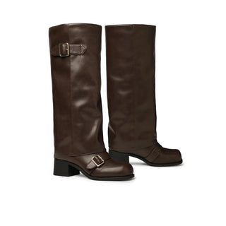 Briar Moto Knee-High Boots