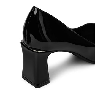 Vivian Patent Pointed-Toe Pumps