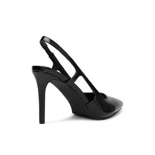 Elara Patent Slingback Heels