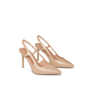 Elara Patent Slingback Heels